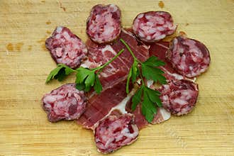 sausage, spanish, meat, natural, food, culinary, structure, slic
