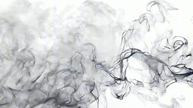 Beautiful texture thick smoke for design natural color, abstract vivid composition consists of fictional