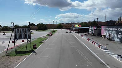 Drone shooting, karting in the summer