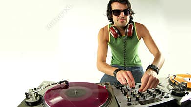 Cool male dj