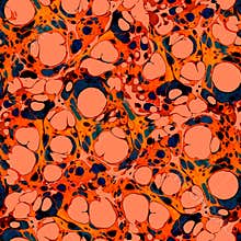 Liquid seamless texture with round-shaped cells.