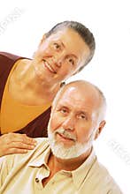 Happy retired couple