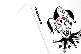 The Joker Playing Poker Cards