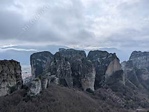Rock formation in the Meteora