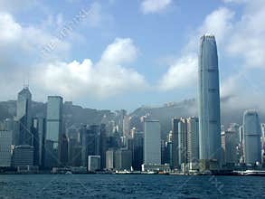 Hong Kong city skyscrapers