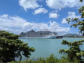 2025.03.31. Puerto Plata, Dominican RepublicTwo cruise ship docked in Puerto Plata