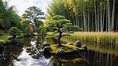 Serene Eastern Garden