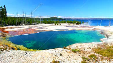 Abyss Pool of Yellowstone