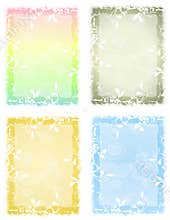 Floral Grunge Pastel Backgrounds