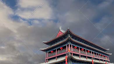 Fortifications of Xian (Sian, Xi'an) an ancient capital of China