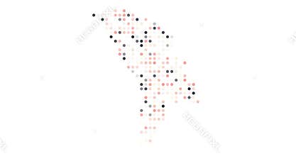 Global Digital Particle Flow Builds Moldova Map