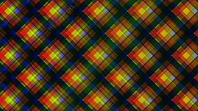 Vibrant Plaid Pattern with Bright Colors