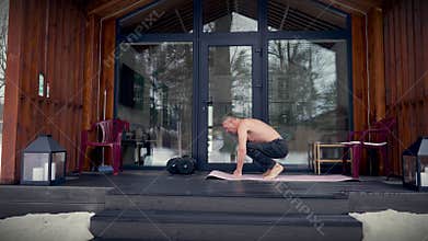 Warm-up and hardening on a winter day.