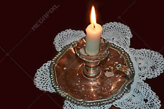 Victorian candle