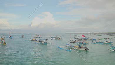 Badung, Bali, Indonesia - April 21, 2026: Balinese Fishermen