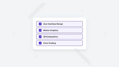 User Interface Design, Motion Graphics, 3D Composition, and Color Drawing Concepts