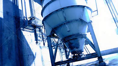 Industrial silo processing manufacturing technology equipment