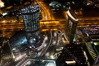 Dubai Streets at Night