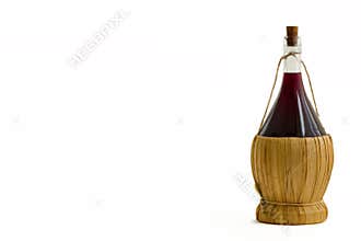 Old Bottle of Red Wine