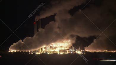 Power Plant Pollution Time-lapse