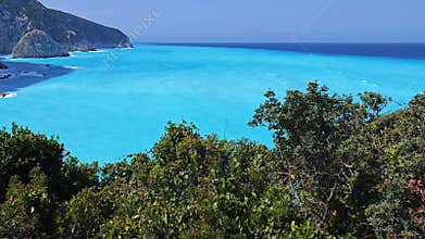 Lefkada Coastline near Porto Katsiki beach, Greece