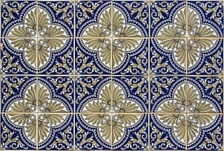 Antique seamless Portuguese Tiles