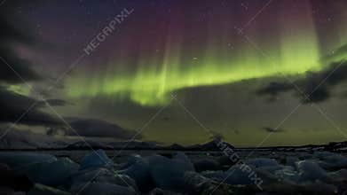 Enchanted Northern Lights in the Arctic