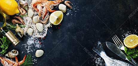 Fresh seafood