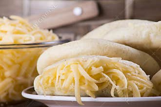 Arepas meal