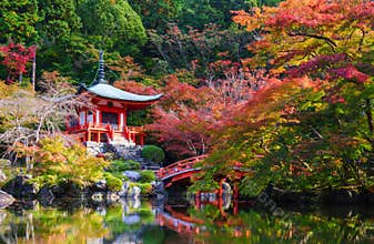 Daigoji Temple in Autumn, Kyoto, Japan