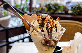 Ice cream desert