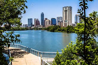 Austin Texas Trail with view