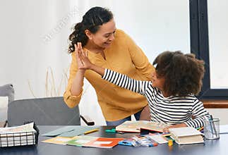 Autistic children at psychotherapy session. Care of child mental health with a child psychologist