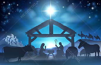 Christmas Nativity Scene