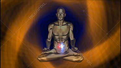 Yoga enlightenment with auras