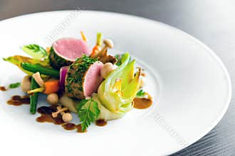 Delicious gourmet food