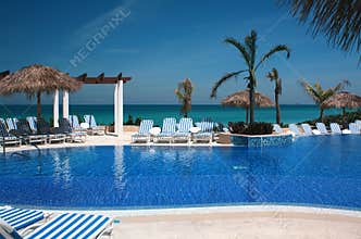 Infinity Pool on a Cuba Resort