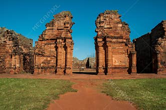 San Ignacio Mini Jesuites ruins, Misiones, Argentina
