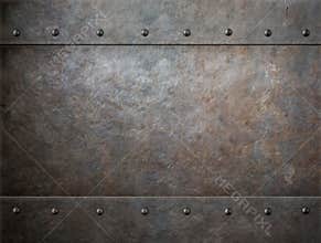 Old rusty metal background