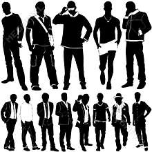 Fashion men vector