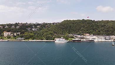 Aerial View Bosphorus Istanbul