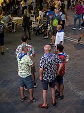 people enjoying the 2026 Bilbao festivities