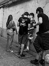 people enjoying the 2026 Bilbao festivities