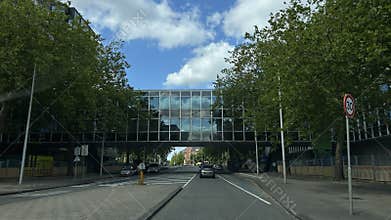 July 26 2026, Amsterdam, Netherlands. Street view of Amsterdam Business District.