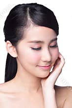 Beautiful relax Skin care woman