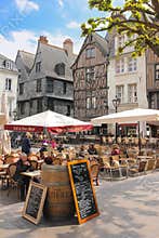 Place Plumereau. Tours. France