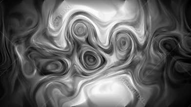 Black and White Surreal Lava Lamp