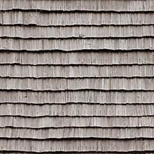 Wooden roof texture on old house, seamlessly tileable background