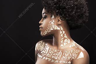 Portrait of African American woman