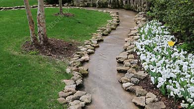 Beautiful spring outdoor landscapes design